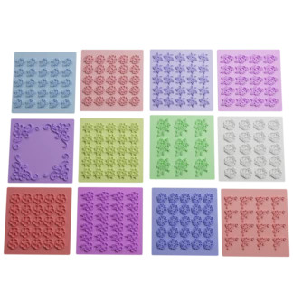 Texturizer Set Stamp Raised Stamp Texturizers Cookie Cutter Fondant Baking