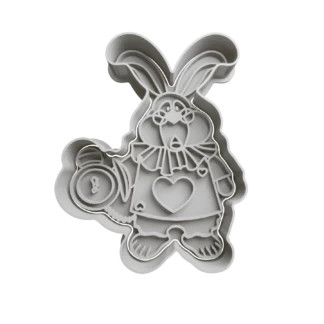 White Rabbit Alice in Wonderland Cookie Cutter