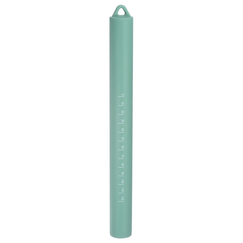 Silicone Rolling Pin 10″ Stainless Steel Inner Core Dough Roller Green