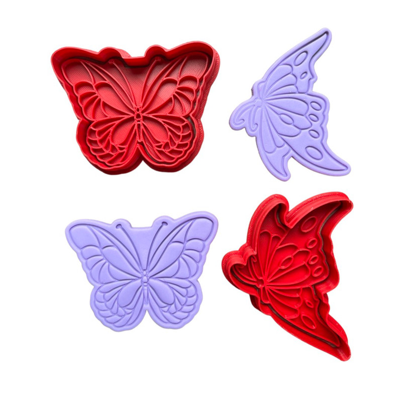 Butterfly Cookie Cutter Stamp Side Wing Monarch gallery