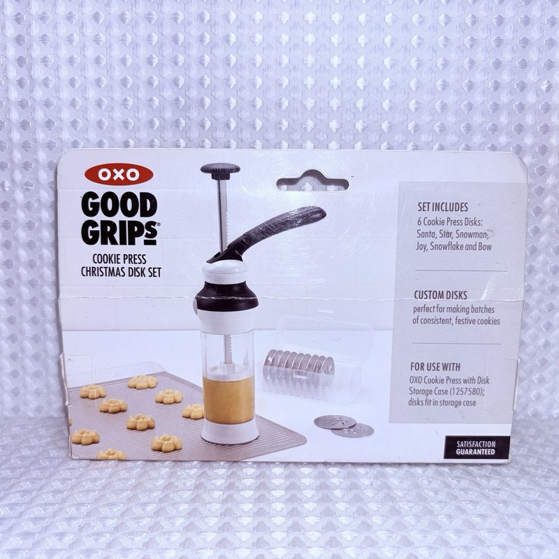 OXO Good Grips 6 Piece Cookie Press Christmas Disk Set New In Box gallery