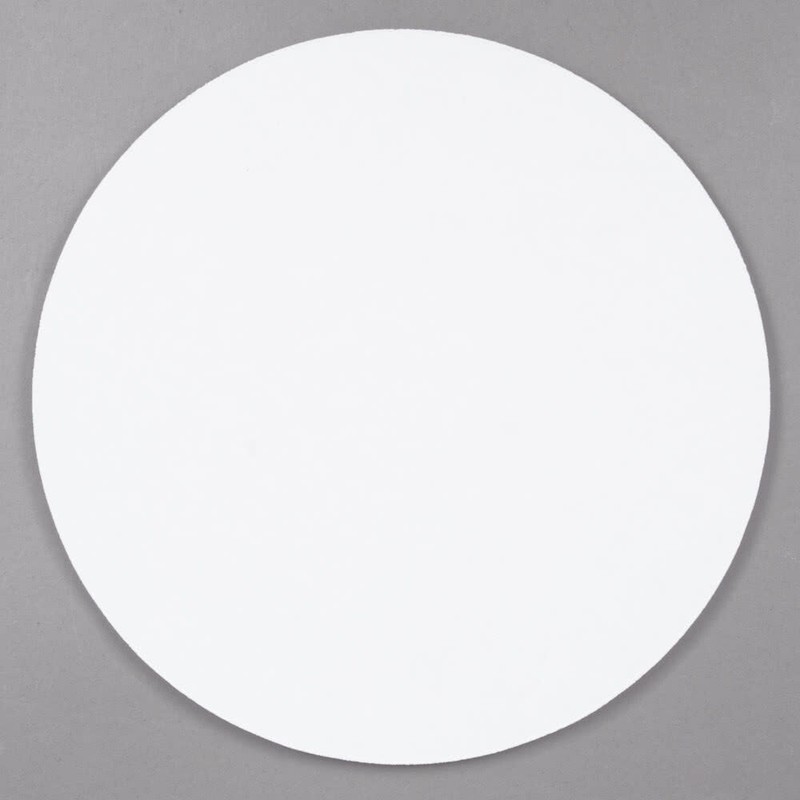 Vineland Packaging Single Wall Circular Cake Board White, 9″ Diameter | 250/Case