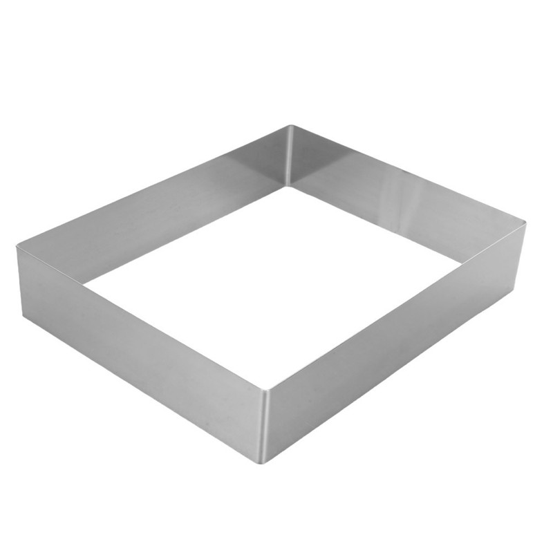 Stainless Steel Rectangular Mould Cake Frame Dessert Molds for Mousse gallery