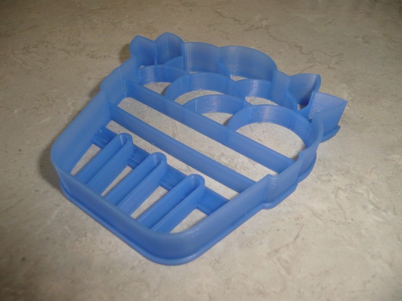 BLUEBERRY BASKET BERRY PICKING SUMMER DETAILED COOKIE CUTTER MADE IN USA PR4816 gallery