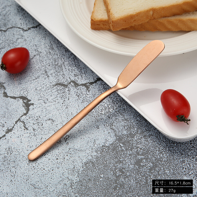 304 Steel Handle Scraper Tableware Butter Knife Western Korean Style Cream gallery