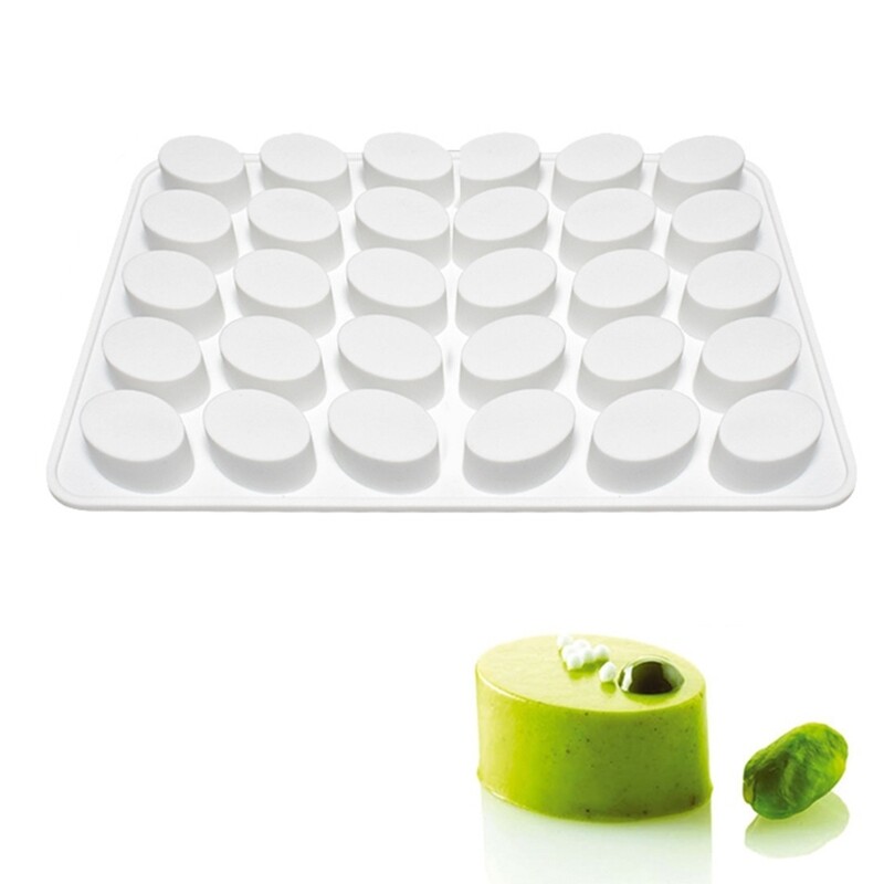 Chocolate Silicone Mold Square Oval Baking Mold Dessert Cheesecake Mold gallery