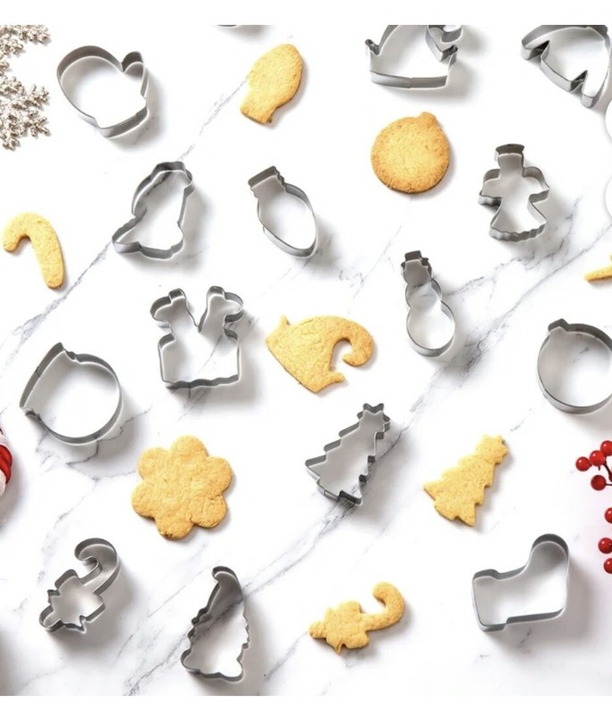 Cook with Color 35PC stainless steel cookie cutter set gallery