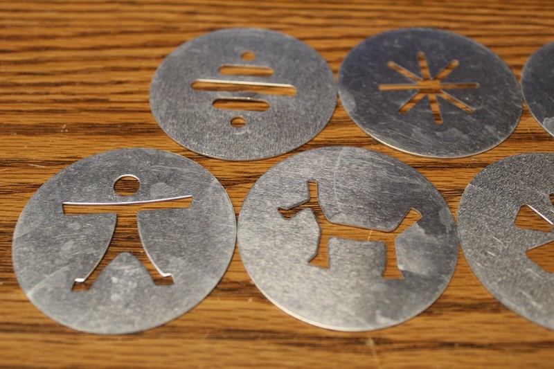 9 Pc Wear Ever Super Shooter Cookie Replacement 2 1/4" Disc Cookie Press Parts gallery