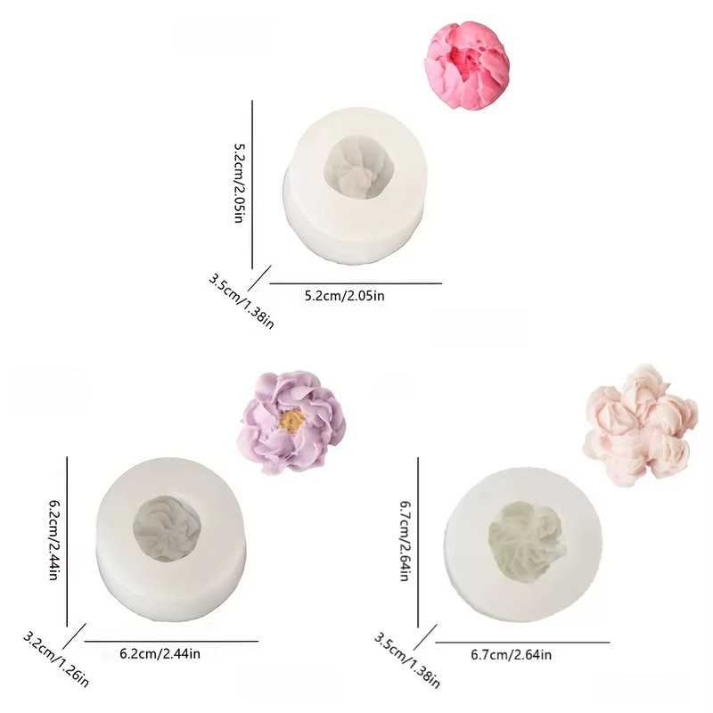 Rosette Leaves Silicone Mold Cake Chocolate Sugar Baking Frame Mold Tool gallery
