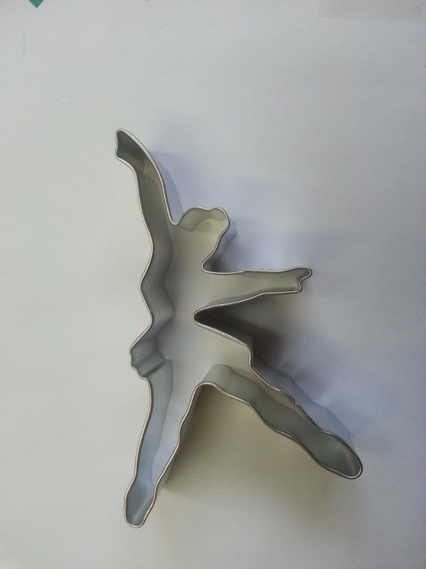 skater cookie cutter cake topper FREESHIP skating ice dancer ballet solo dance