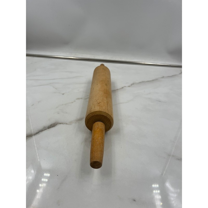 Vintage Wooden Rolling Pin 17 Inch Classic Farmhouse Kitchen Baking Tool Wood gallery