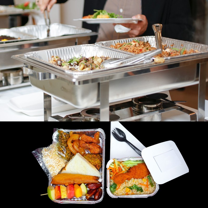 20pcs 6.3" Square Aluminum Cake Cooking Slices, Silver gallery