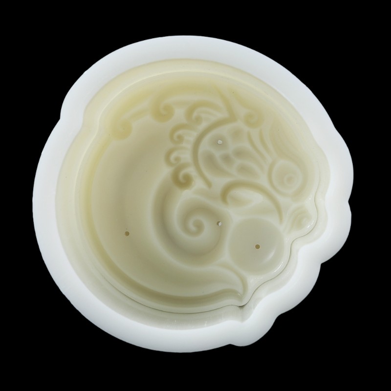 Round Dragon Pattern Dessert Press Molds Cookie Molds Dessert Maker Tool gallery