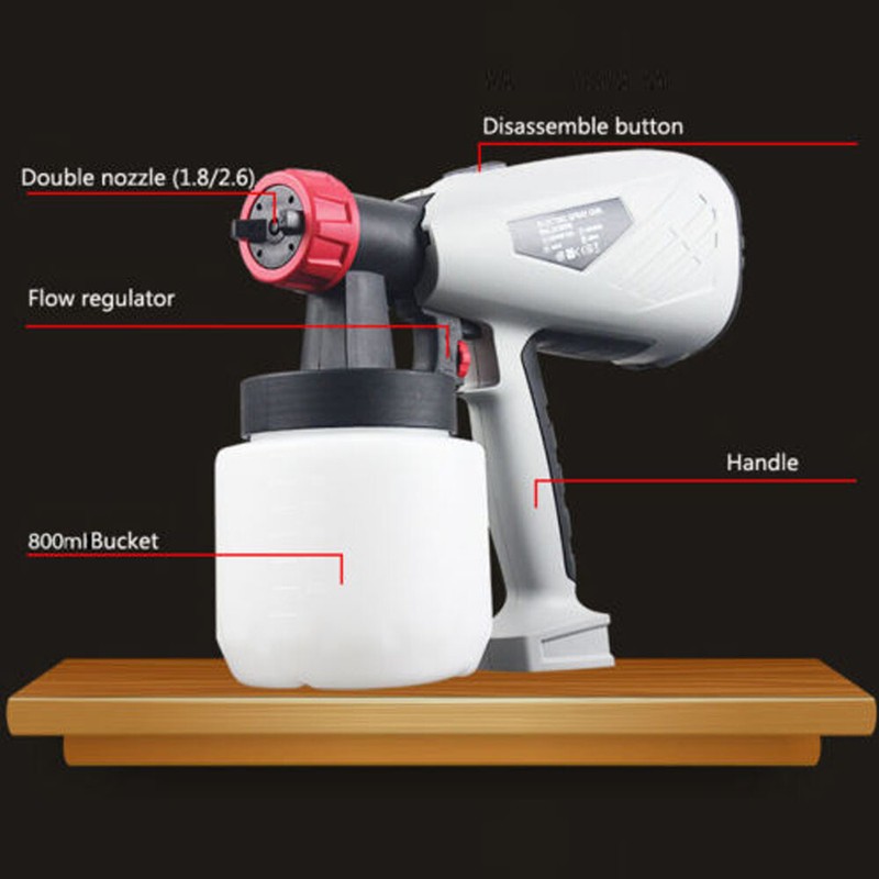 220V 500W Baking Chocolate Electric Spray Paint Gun Cake Tools Sprayer 1.8/2.6MM gallery
