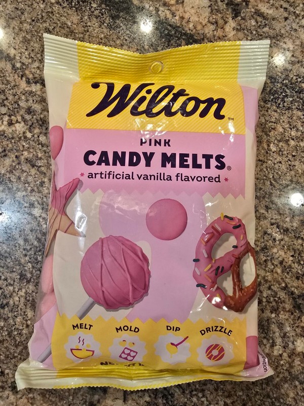 Wilton Candy Melts – Pink – 12 oz. Bag New