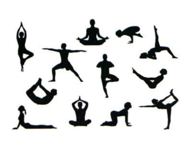 Yoga Figure Plunger Cookie Cutter Embosser Cake Decorating Baking Mold Tool 12Pc gallery