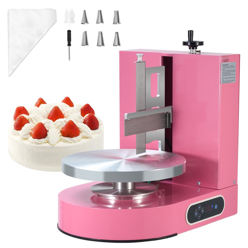 Uimoso Pink Cake Decorating Tool for Frosting and Spreading 4"-12" Cakes