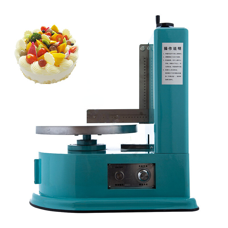 Automatic Birthday Cake Spreading Machine Round Cake Smoothing Machine Spreader gallery