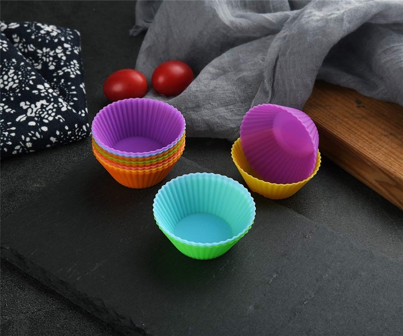 2 Inch Mini Size Silicone Baking Cups Muffin Cups, Reusable and Nonstick Mini... gallery