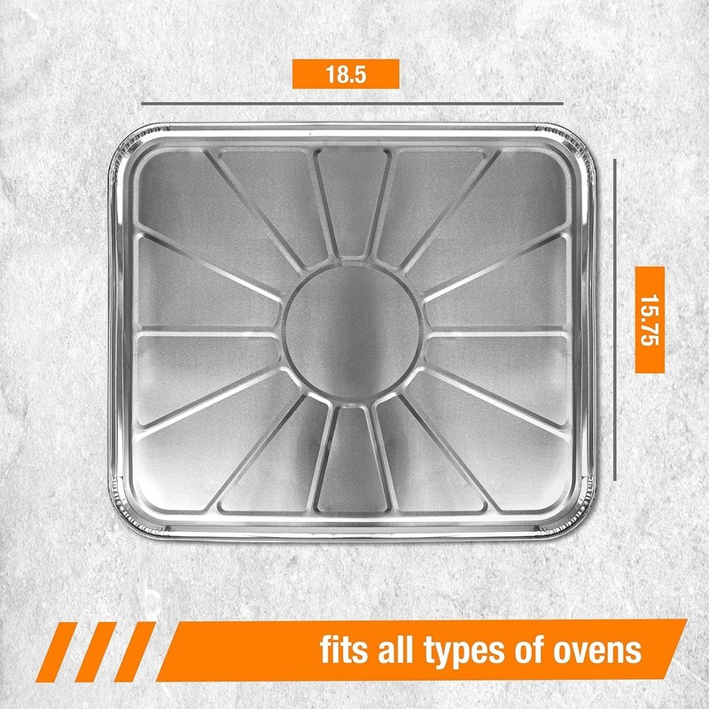Disposable Drip Pan for Baking 20 Pack gallery
