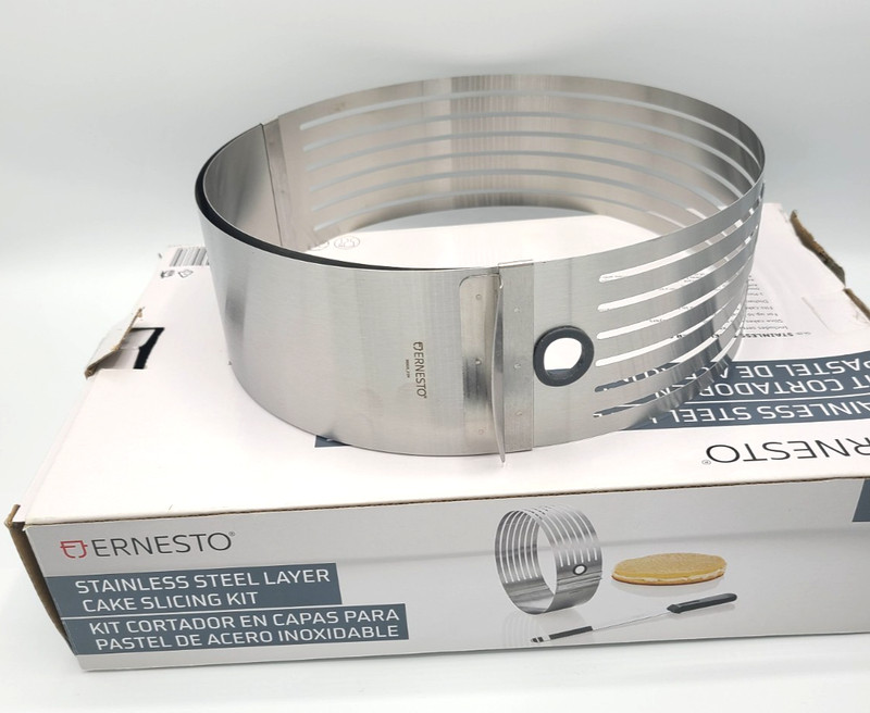 Layer Cake Slicing Kit Stainless Steel 2pc Ernesto gallery