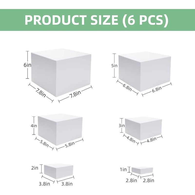 Versatile Buffet Risers Multiuse Food Display Stand Storage Box Easy Clean New gallery