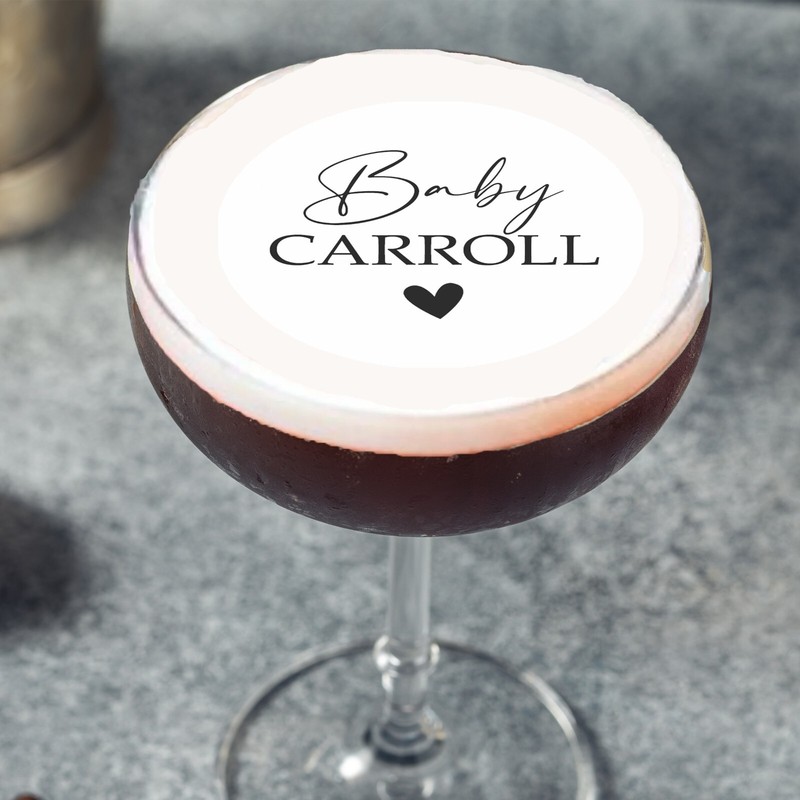 Baby Shower Edible Cocktail Drink Toppers