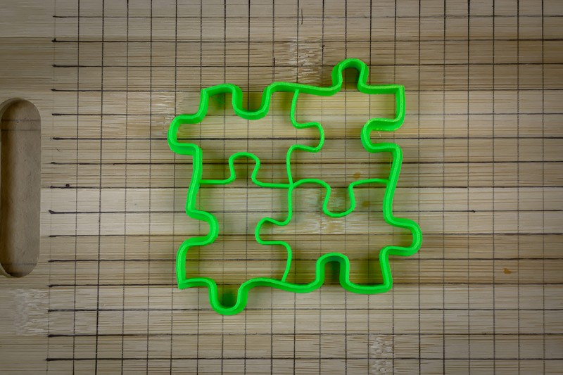 Puzzle Game - Four pieces puzzle - Jigsaw Puzzle - Cookie cutter Multi-Size gallery