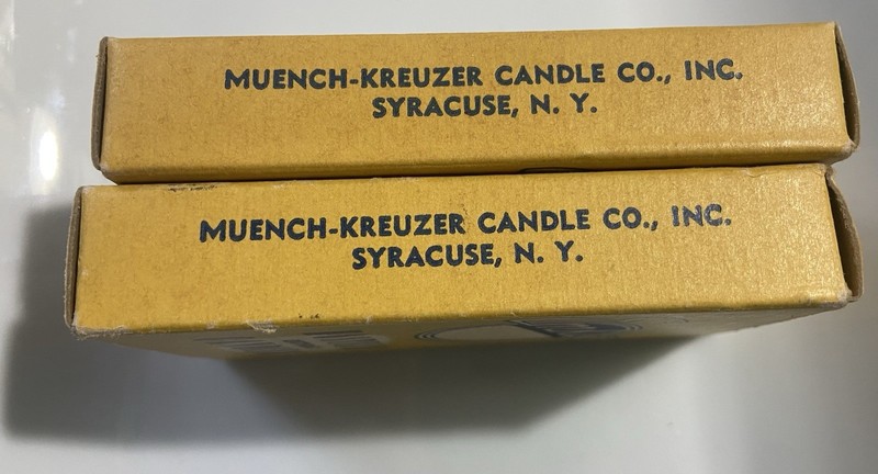 Birthday Candles Emkay Hostess Vintage 2 Packs Of 12 Old School Fire gallery