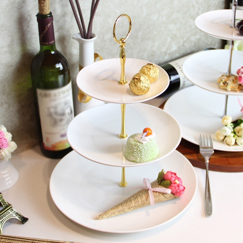 Plate Stand 23.5 Cm Zinc Alloy Handle Fitting Hardware Rod Gold Silver Cupcakes gallery