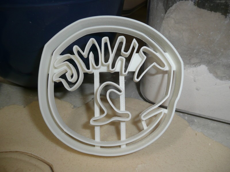 CAT IN THE HAT DR SEUSS FISH BOWL THING 1 AND THING 2 COOKIE CUTTER USA PR1248 gallery