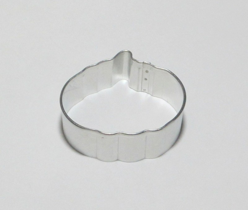 2.75" Pumpkin Cookie Cutter Tin Steel Autumn Fall Halloween Thanksgiving gallery
