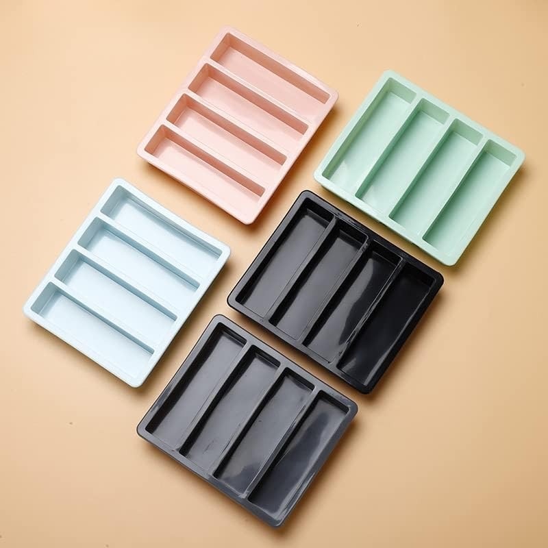 Silicone Butter Mold Tray with Lid, Rectangle Mold Tray for Butter, Pudding, Soa gallery