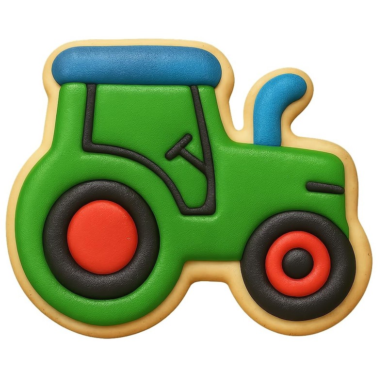 AGRICULTURAL TRACTOR Cookie Cutter & Stamp - 4x3.2" Premium Kitchen Design gallery