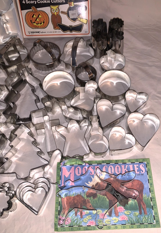 Great Big Lot Cookie Cutters Many Many Designs gallery