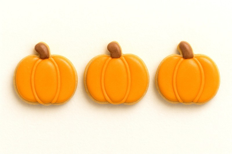 1 Dozen 12 Mini Pumpkin 1.5'' Cookie Cutter 12 Party Favors Metal gallery
