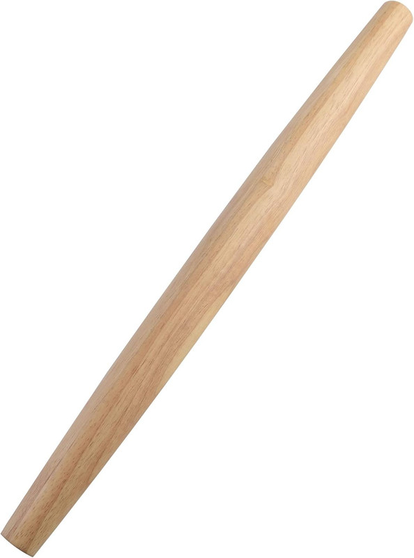 French Rolling Pin 17 Inch Wooden Dough Roller Tapered Baking Tool
