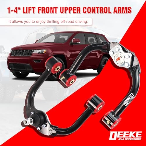 1-4" Lift Front Upper Control Arms Compatible with for Lifted Grand Cherokee gallery