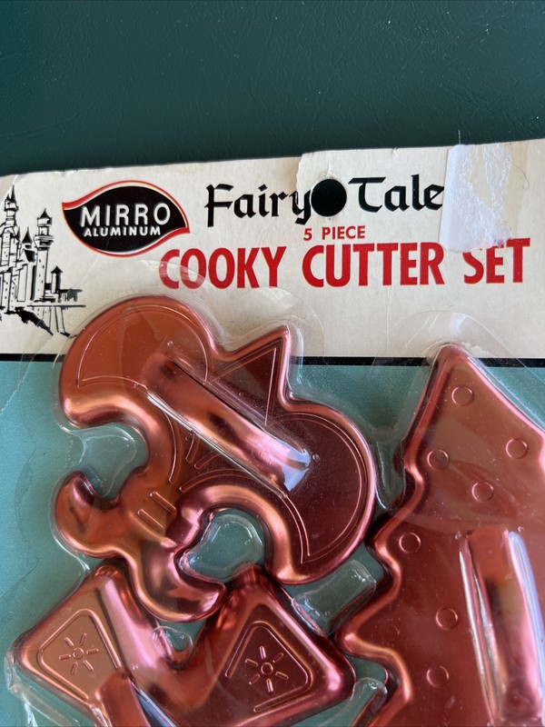 NIP NOS 5 pc set Mirro Cooky Cutters, Fairy Tale, Crown, Lion, Cookie Cutters gallery