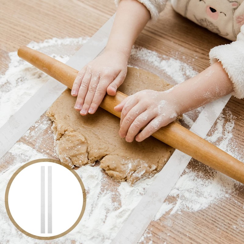 2Pcs Cookie Balance Rulers for Even Dough Thickness, Easy-to-Use Measuring Gu... gallery