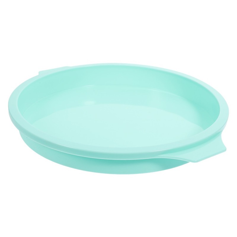 Round Silicone Cake Pan Cake Mold Bakeware for Pizza Chocolate (Green) gallery