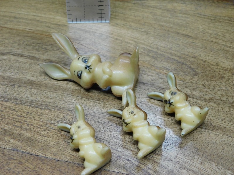 Walton Decorating Plastic Pieces Rabbits Set of Four gallery