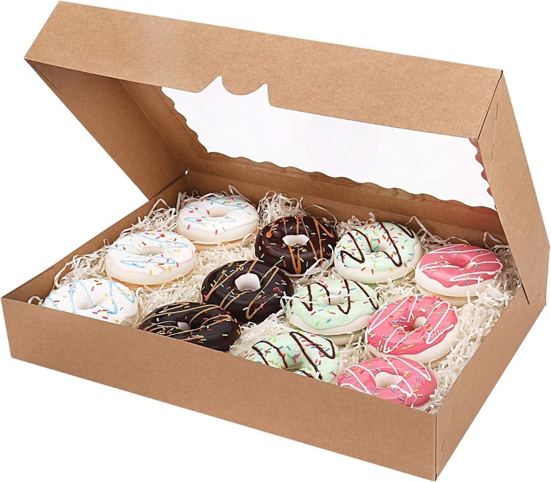 20-Pack Bakery Boxes with Window - 16"x11"x2.5" gallery