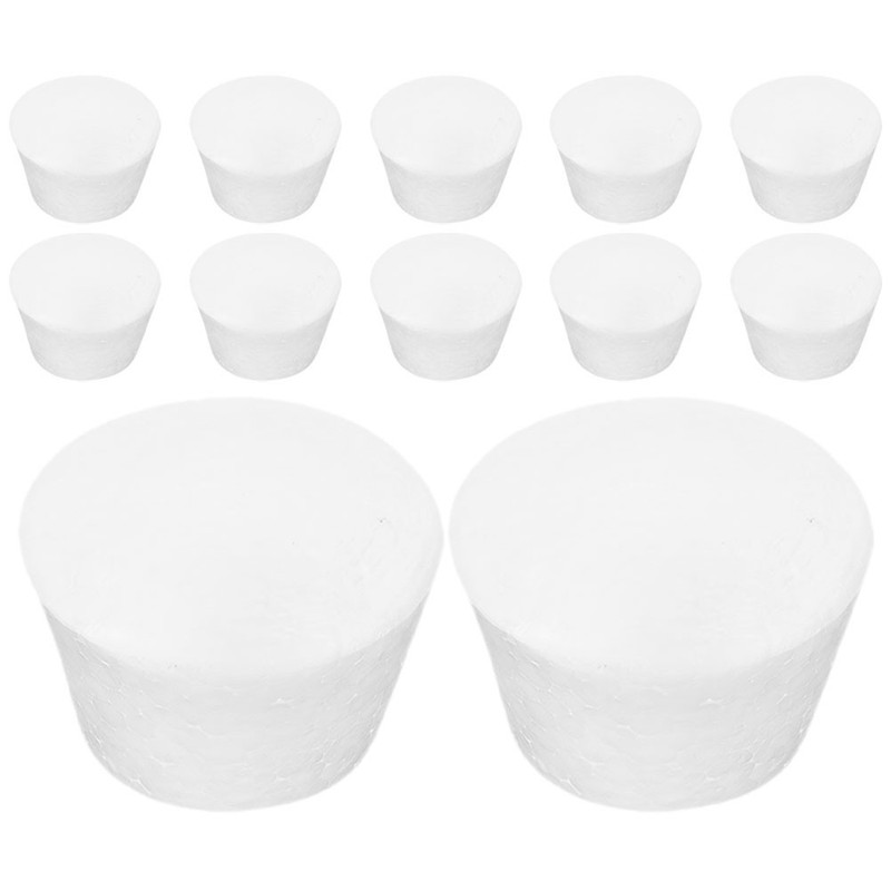 12 Pcs Foam Cupcake Dummies Model Reusable Fake Models Decorating
