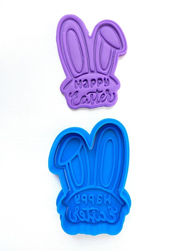 Easter Cookie Cutter - Rabbit Ears, Eggs, Carrot, Church and Cross gallery