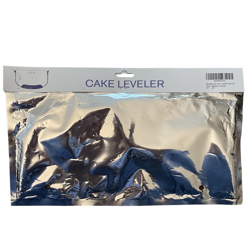 CAKE LEVELER Adjustable Stainless Steel Layer Slicer With Purple Handle New gallery