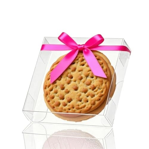 TEMLQPACK Pack 4x4x1.2inch Clear Single Cookies Boxes with 4" x 4" x 1.2" 30 gallery