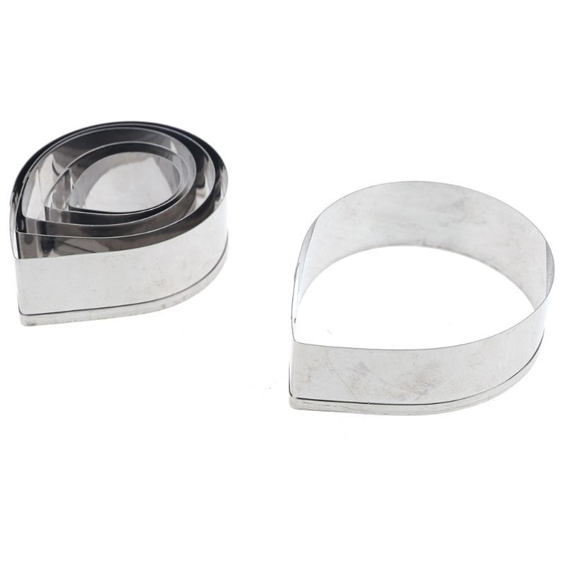 11 Pieces Fondant Cutter Stainless Steel Rose Shaped for Fondant Biscuit Sugar gallery