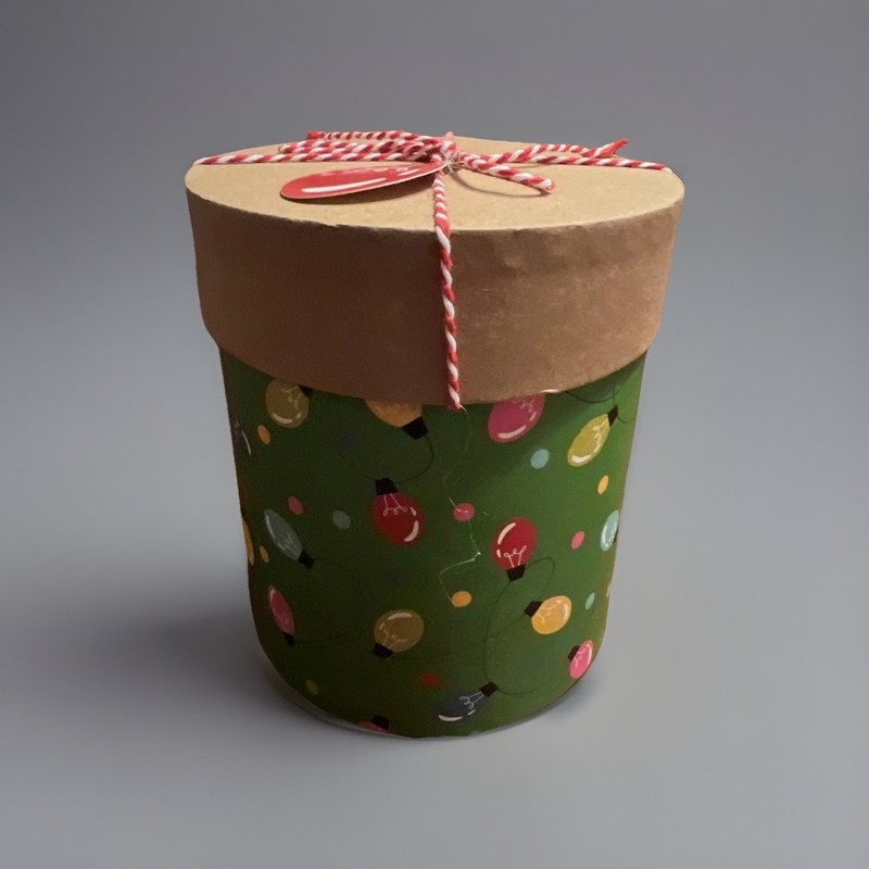 Kraft Gift Box, Christmas Cupcake Box, Holiday Treats