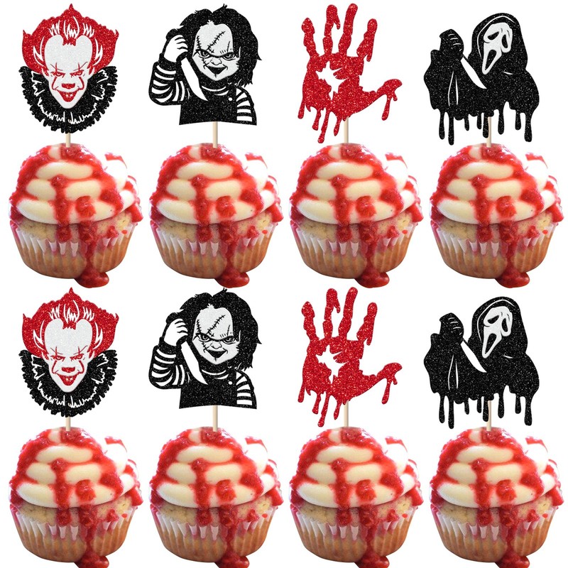 24 Pack Halloween 2.2*4.6, 1.9*4.4, 1.7*5.5, 2*4.8, 2.6*3.3 inches, 33